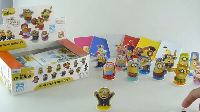 MINIONS MINI FOAM BUDDIES - FLOW PACK