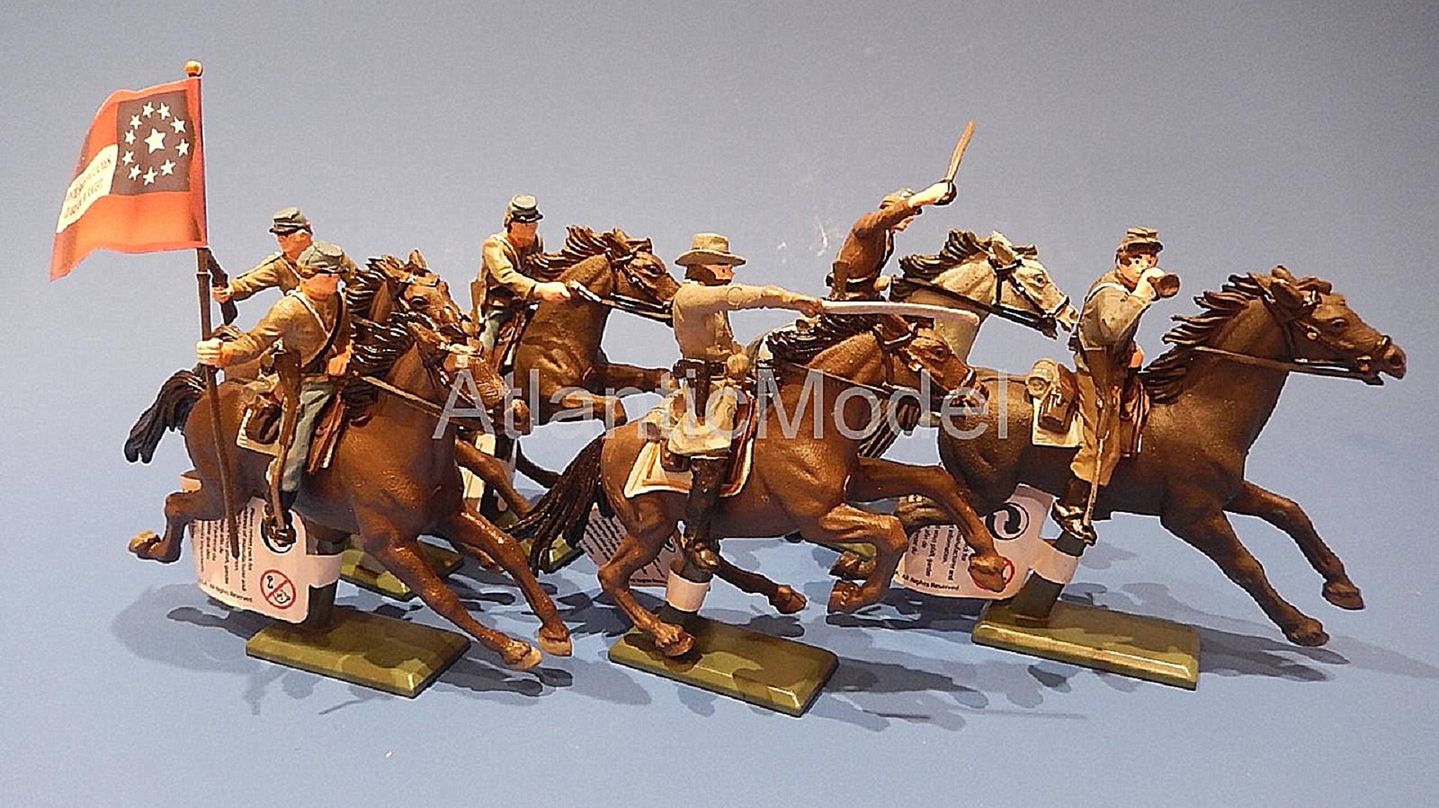 солдатики Britains Кавалерия Конфедерации 6 фигур 2010 г. смотреть онлайн