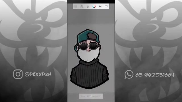 Speed Art #06 - Cartoon FF Para @bahianinoff