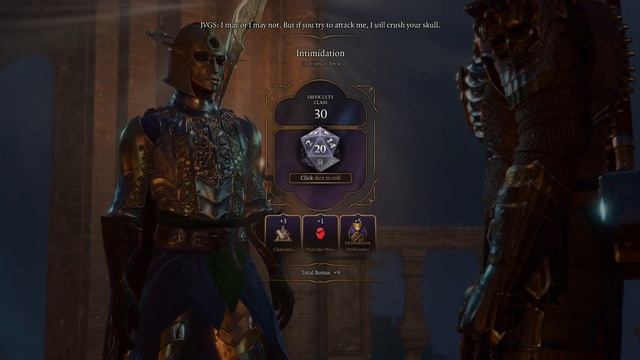Baldur's Gate 3 - Act 2 Moonrise Towers Rooftop: Intimidate Ketheric Thorm, Dame Aylin Cutscene смотреть онлайн