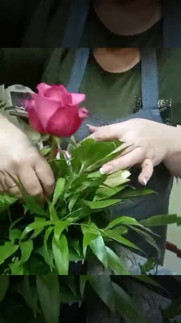 композиция из живых цветов, своими руками смотреть онлайн