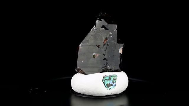 Q397 - Red Green Epidote Included Smoky Quartz Time Link Cathedral Crystal смотреть онлайн