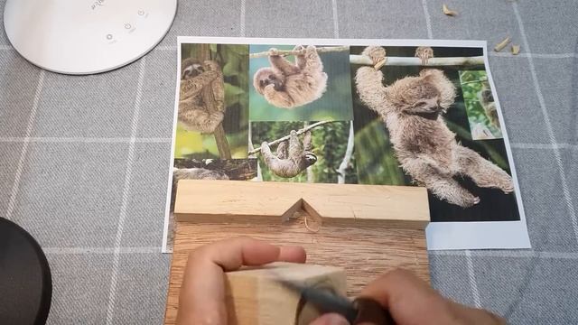[목공-우드카빙]나무늘보(Wood carving-Sloth) смотреть онлайн