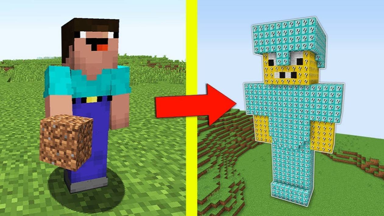 📹 НУБ ПРОТИВ ПРО МУТАНТ ИЗ ЛАКИ БЛОКОВ В МАЙНКРАФТ ! НУБИК И ТРОЛЛИНГ ЛОВУШКА MINECRAFT Мультик → смотреть онлайн