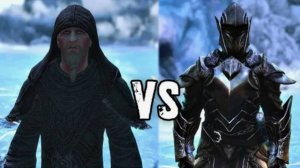 SKYRIM - СЕДОБОРОДЫЕ VS ЭБОНИТОВЫЙ ВОИН