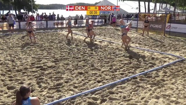 Women's QF Highlights: Denmark Vs Norway | Beach Handball EURO 2019