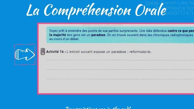 La Compréhension Orale Delf B2 | La Compréhension Orale Niveau B2 [Part-2]