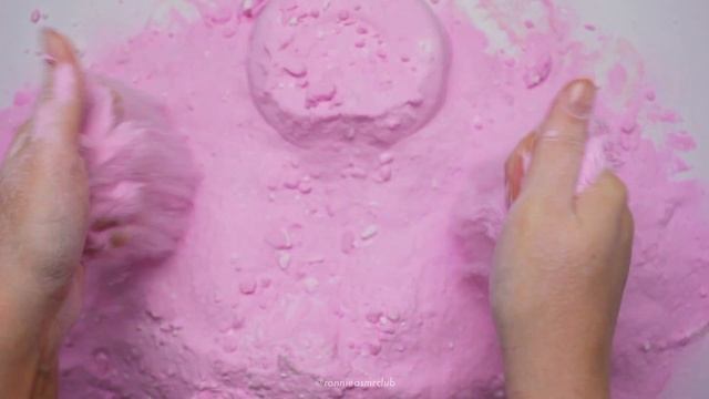 ASMR CRUSH 🎀 PINK & WHITE BAKING SODA CRUMBLE + FASTER VERSION смотреть онлайн