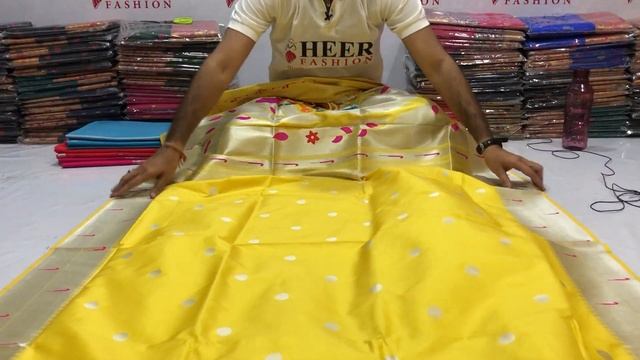 Soft paithani silk saree in radha krishna design❤😍 смотреть онлайн