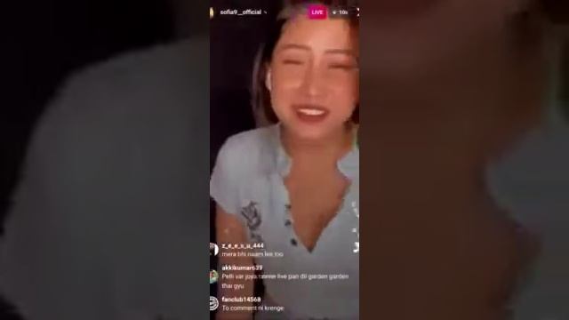 Sofia Ansari Instragram Account Band | Sofia Ansari Old Live Chat | #tranding #viral