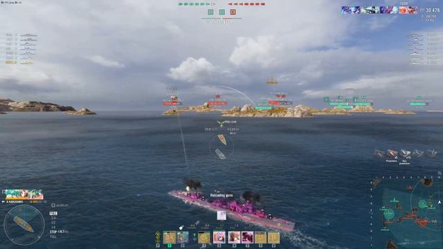 World Of Warships Clan Battle (Season 20) “Salamander”[4-FUN] Vs [-MFT-]