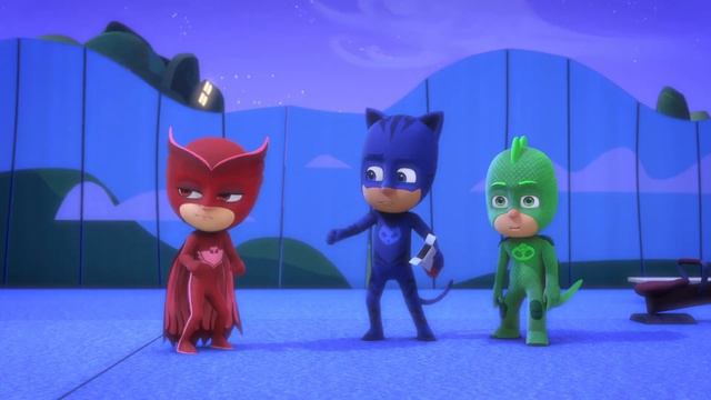 Pyjamasankarit Suomi - Gekko ja kookas kuupulma - Lasten Piirretyt смотреть онлайн