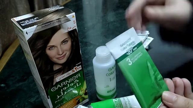 صبغه جارنييه - ريفيو عن صبغه غارنيه وطريقه استعمالها في البيت