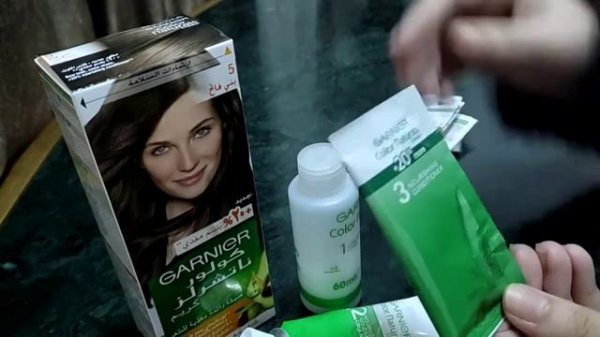 صبغه جارنييه - ريفيو عن صبغه غارنيه وطريقه استعمالها في البيت