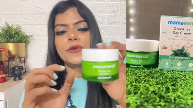 Mamaearth Green Tea Toner and Day Cream for Open Pores | Review + Demo смотреть онлайн