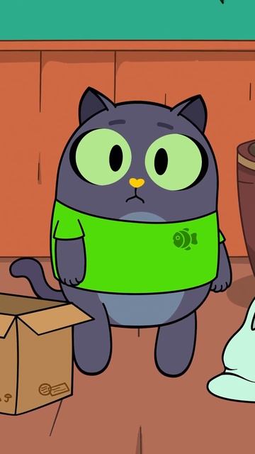 Слооооожный выбор #анимация #милыйкот #коробка #пакет