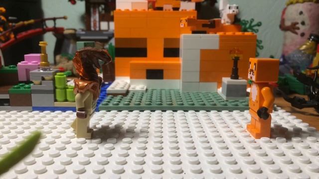 Бой Змеи Из Ниндзяги и Игрока из Minecraft смотреть онлайн