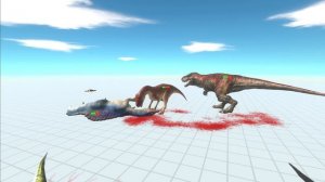 Carnotaurus vs Allosaurus vs Velociraptor vs Spinosaurus vs Cryolophosaurus vs T-REX vs Deinonychus