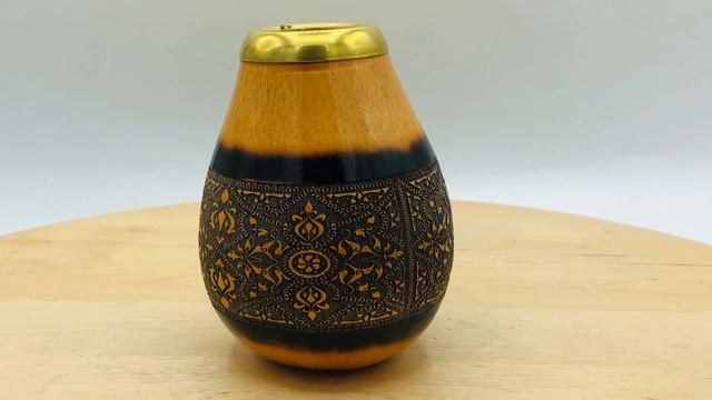 Калабас с художественным лазерным рисунком смотреть онлайн