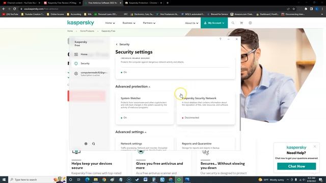 Kaspersky Free Antivirus 2022 Review and Tutorial and How To Get It смотреть онлайн