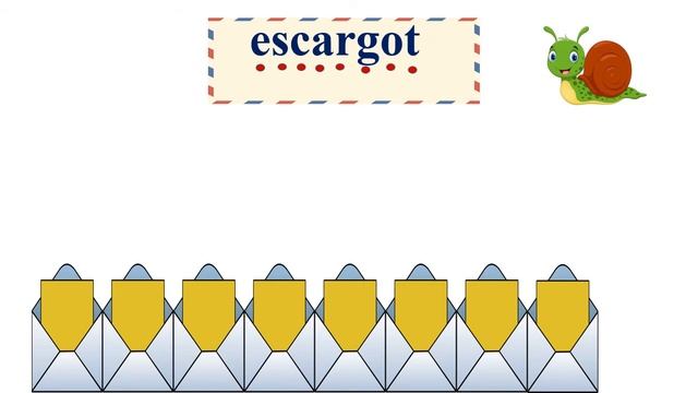 Lire et écrire les mots : facteur / escargot / lettre смотреть онлайн