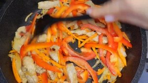 ЛАПША УДОН СО СВИНИНОЙ И ОВОЩАМИ ✅️  АЗИАТСКАЯ КУХНЯ ДОМА ‼️ВКУСНЕЕ НЕ БЫВАЕТ 😋