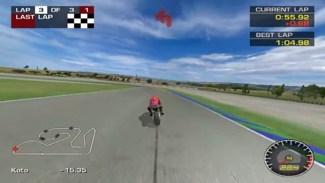 MotoGP2 Turbo mode Valencia and Estoril смотреть онлайн