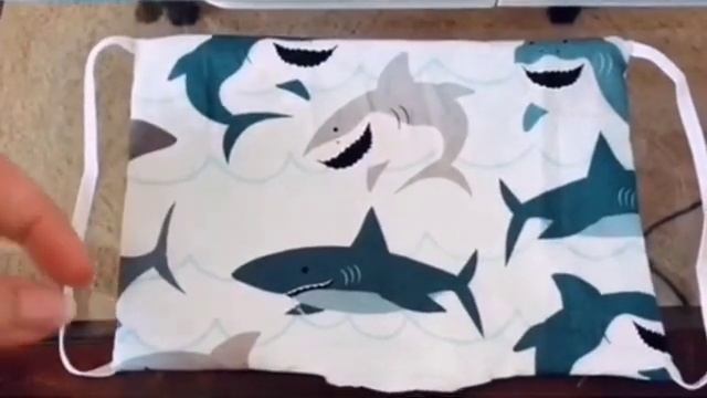 How to make your own mask | Shark pattern смотреть онлайн