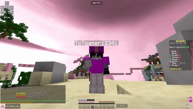 Top 2 Best Pink Texture Pack 16x [Boots FPS] | Bedwars HEROMC.NET