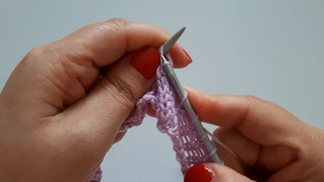 Motivo fru fru ai ferri n°109 / knit ruffle stitch / volantes tejidos a dos agujas смотреть онлайн