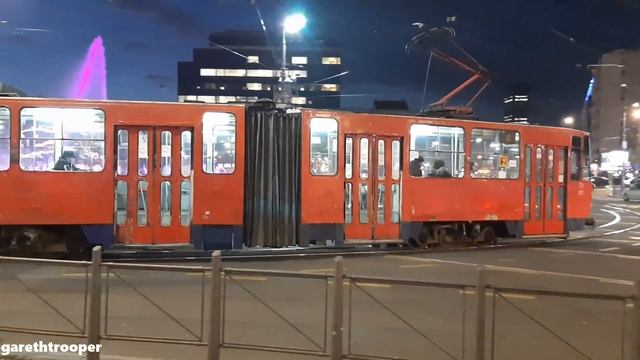 Belgrade Trams, Trolleybuses and Buses 2022 | Slavija смотреть онлайн