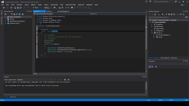 C# - Scientific Calculator (Windows Forms) смотреть онлайн