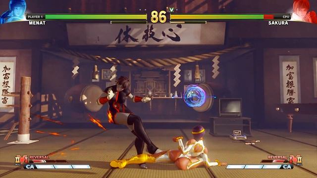 Street Fighter V CE Menat vs Sakura PC Mod смотреть онлайн