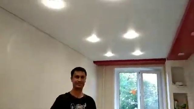 Очень понравилось, как красиво установила потолки компания "Репа" смотреть онлайн