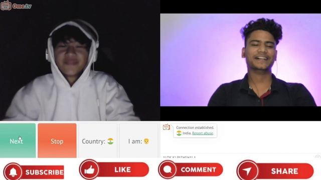 Naughty Talk On Omegle🥵 Flirting Girl On Indian Omegle @adarshuc   #omegle