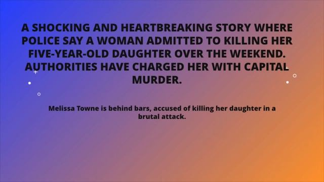 Melissa Towne: 5 yr old BEGS for life & Says “I’ve been good” before her mom killed her #shorts смотреть онлайн