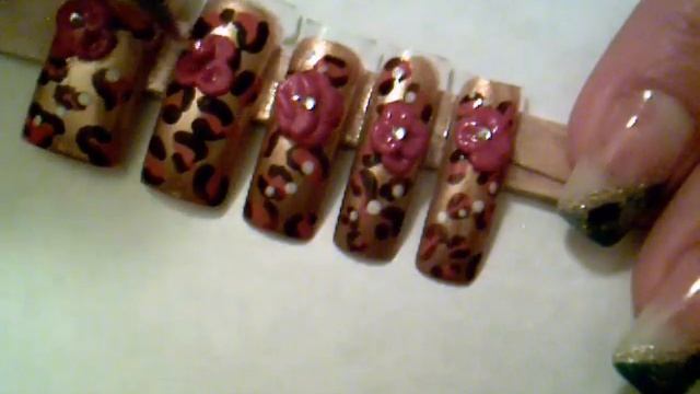 ~ Nail Art ~ Leopard Rose ~ Inspired by douga2007 ~ смотреть онлайн