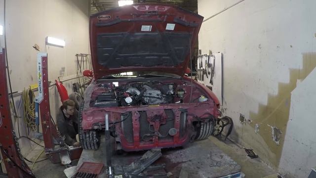 Finished Pulling 240SX Frame Rail Support смотреть онлайн