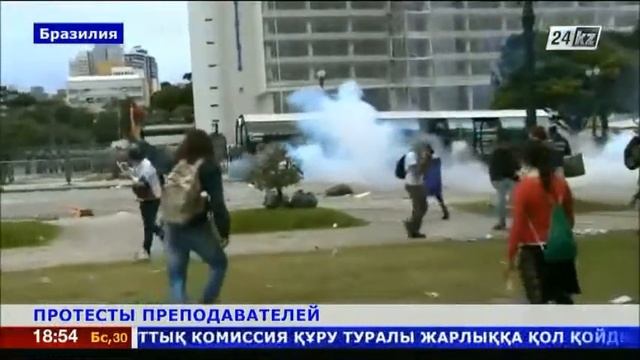 Массовые беспорядки охватили бразильский город Куритиба