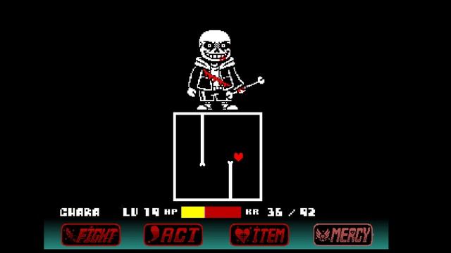 Я играю в  Undertale Last  Breath