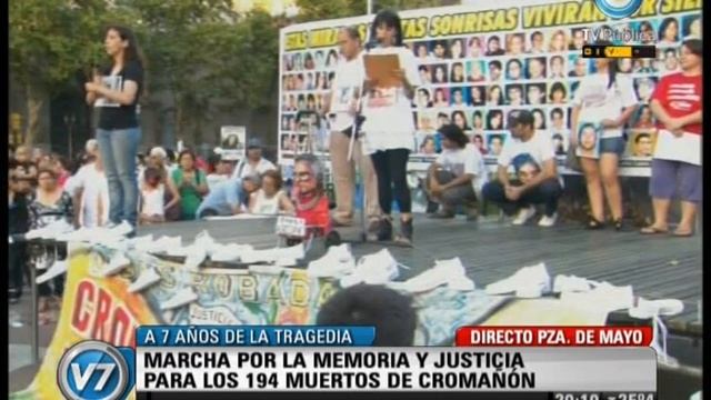 Visión Siete: A Siete Años De Cromanón: Marcha Por Memoria Y Justicia