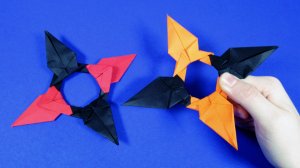 Сюрикен из бумаги. Как сделать оригами сюрикен из бумаги