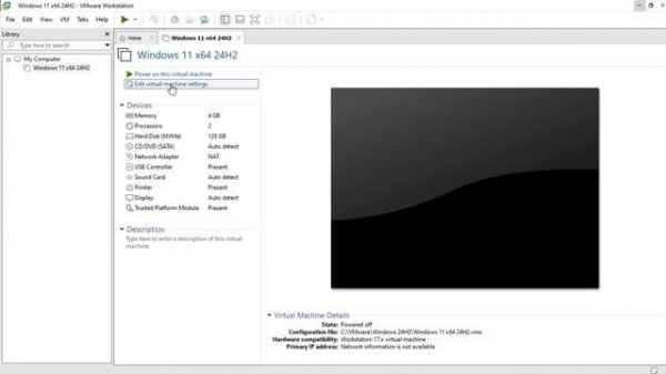 Установка и настройка виртуальной машини VMware Workstation Pro 17