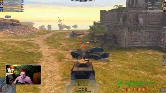 ПАНТЕРА РАЗРЫВАЕТ РАНДОМ , КАЧАЮ СТАНДАРТА • WoT Blitz: P.44 Pantera смотреть онлайн