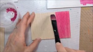 Marabu demo Acryl Mousse -white & Art Spray-raspberry