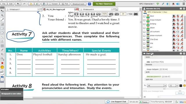 EnglishClass Pertemuan 4 KPC X 1 10112015 смотреть онлайн