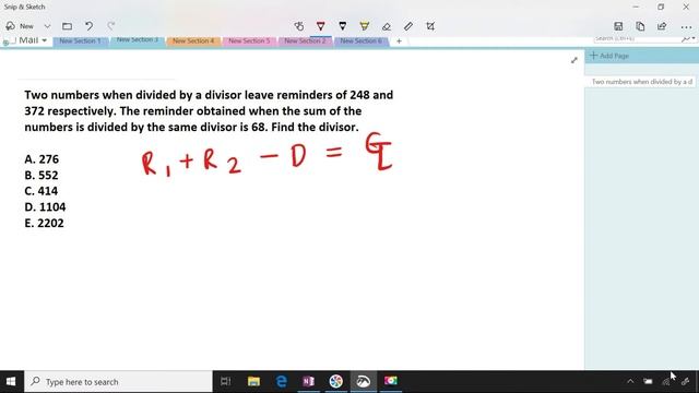 Number system :Type 18 - Questions based on finding remainder of sum of two numbers смотреть онлайн