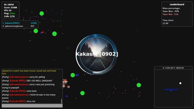 |Gota.io| How to play Gota? ((Gota explained)) [2v2] [Team Scrimmage] смотреть онлайн