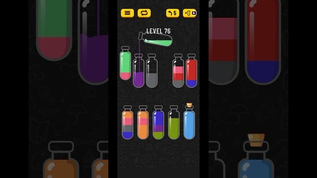 Soda Sort Puzzle Level 76 | Soda Sort Puzzle 76 смотреть онлайн