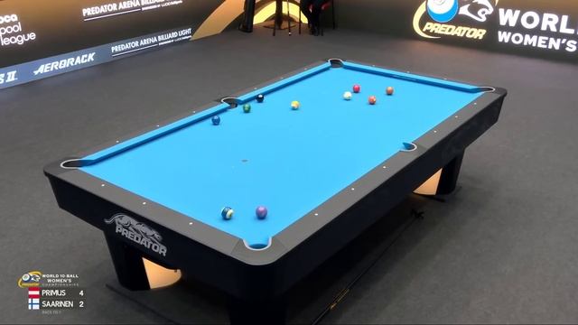 Lena Primus Vs. Laura Saarinen ▸ Predator World Women’s 10-Ball Championship